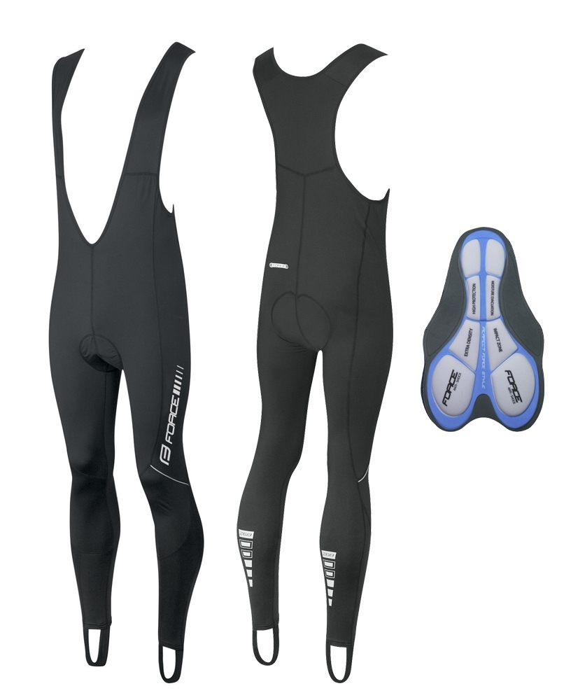 [90039-M] **FORCE Z68 BIBTIGHTS BLACK M