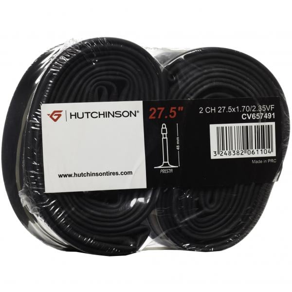 [657491] **HUTCHINSON PRESTA VALVE 48MM TUBE 650B 27.5 x 1.70/2 .35 (TWIN PACK PRICE)