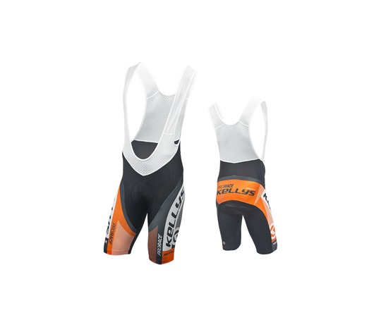 [PRBS OR M] **KELLYS PRO RACE WITH PADDING BIBSHORTS ORANGE M