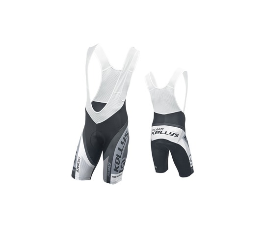 [PRBS WH XL] **KELLYS PRO RACE WITH PADDING BIBSHORTS WHITE XL