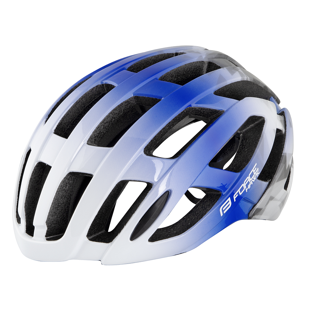[902770] ** FORCE HAWK HELMET S-M, WHITE - BLUE
