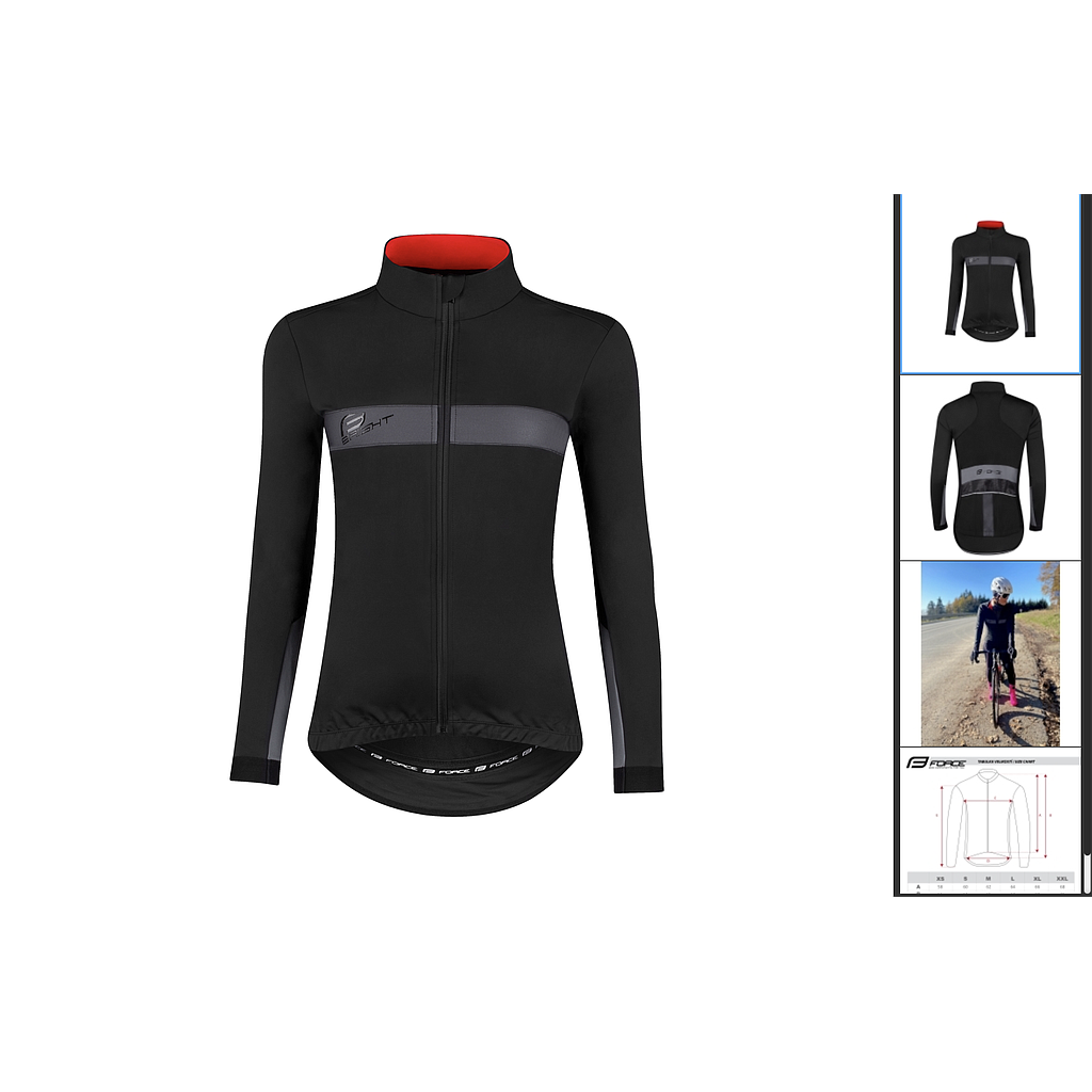 [899912-XL] **FORCE BRIGHT LADY WINTER JACKET XL ,BLACK