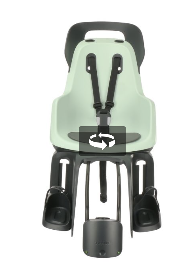 [8012400003] **Bobike GO MAXI FRAME FITTING CHILDSEAT  MARSHMALLOW MINT