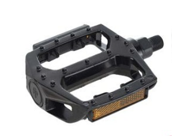 [CPP287] **ALLOY BMX 1/2 PEDAL BLACK