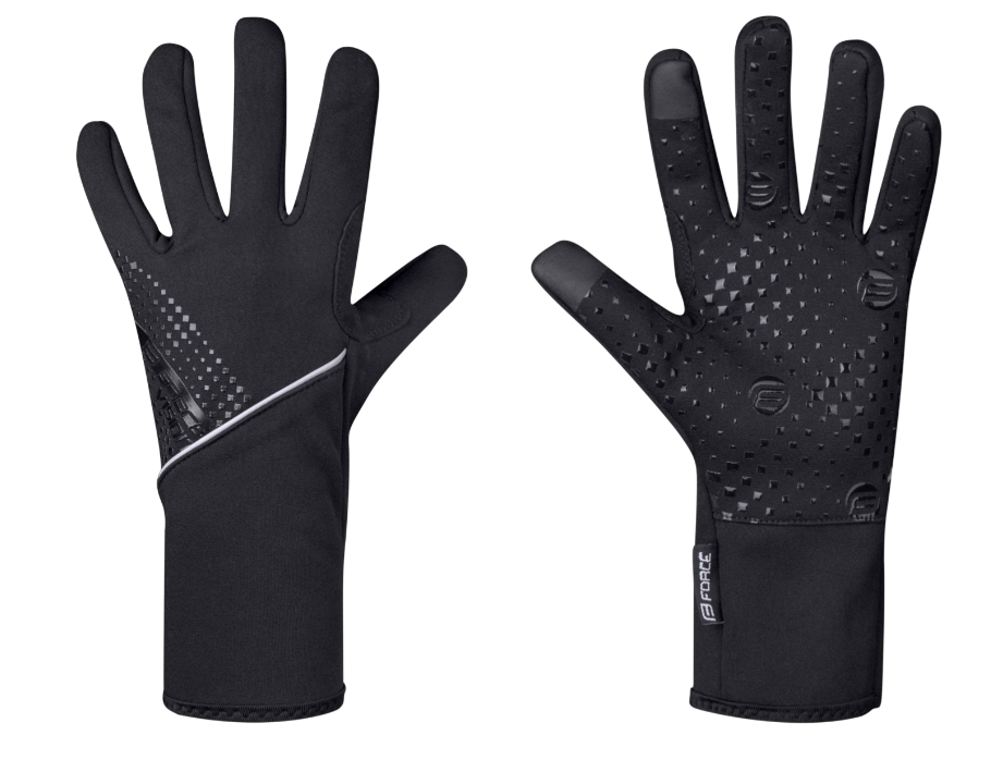 [9056951-L] **FORCE VISION GLOVES BLACK L