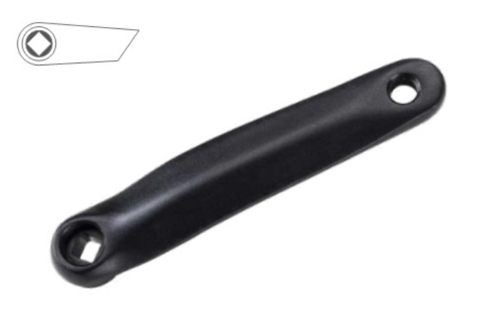 [CVP965] LEFT HAND COTTERLESS CRANK BLACK 170