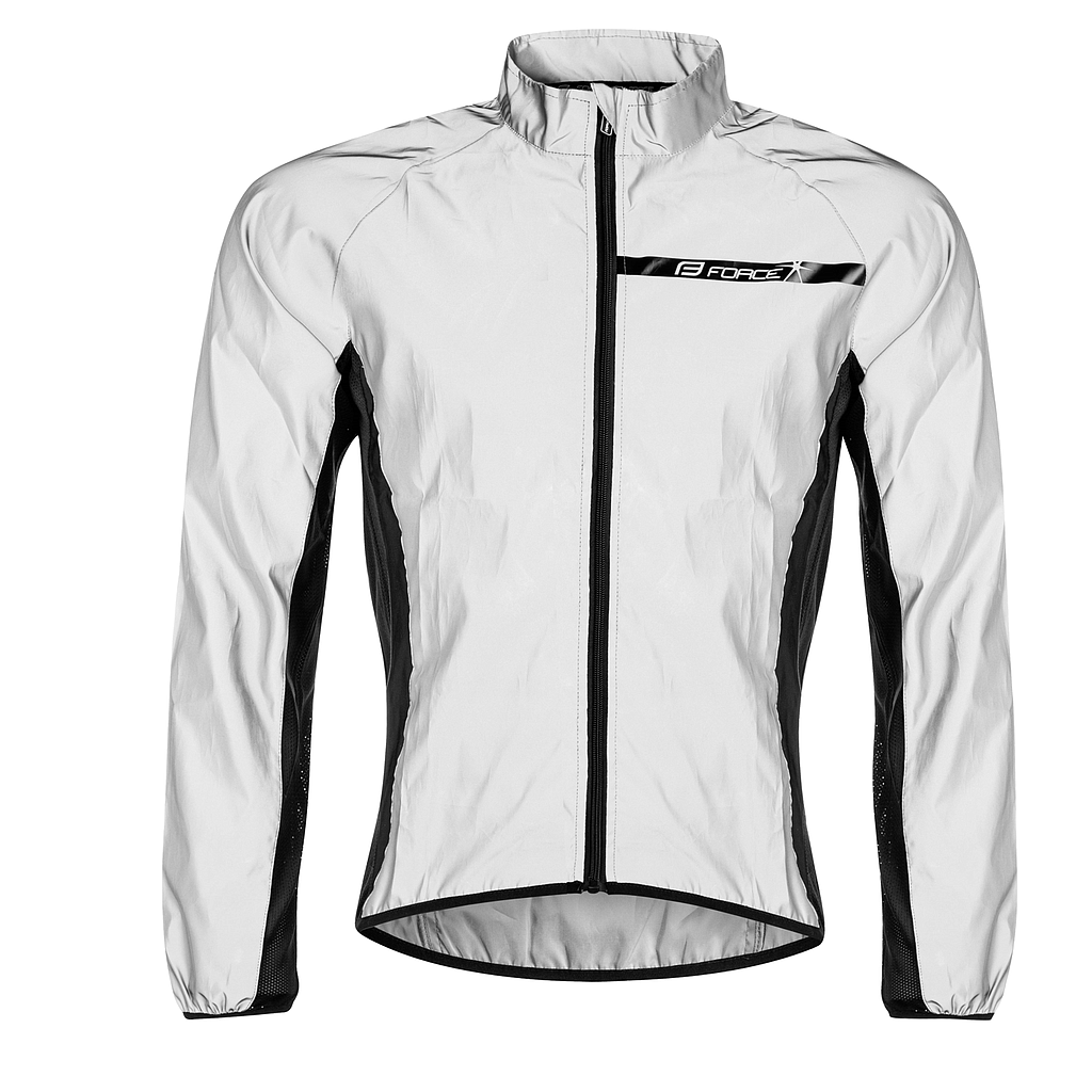 [8997901-S] **FORCE FLASH REFLECTIVE JACKET LIGHT GREY S