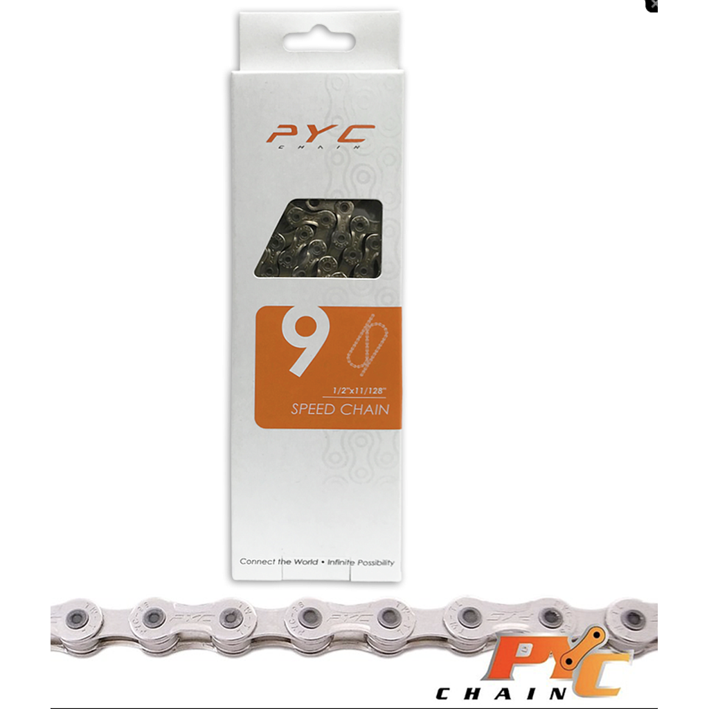 [440309.01] ** 9 SPEED SILVER CHAIN 1/2 X 3/32  116L