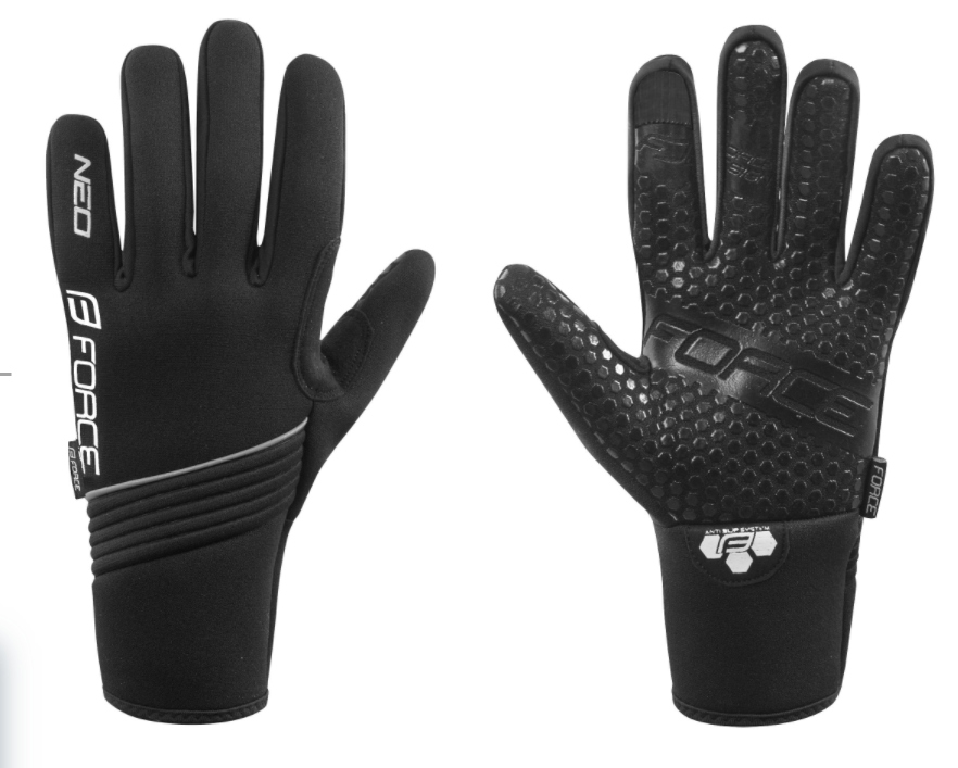 [90465-M] **FORCE NEO NEOPRENE GLOVES BLACK M