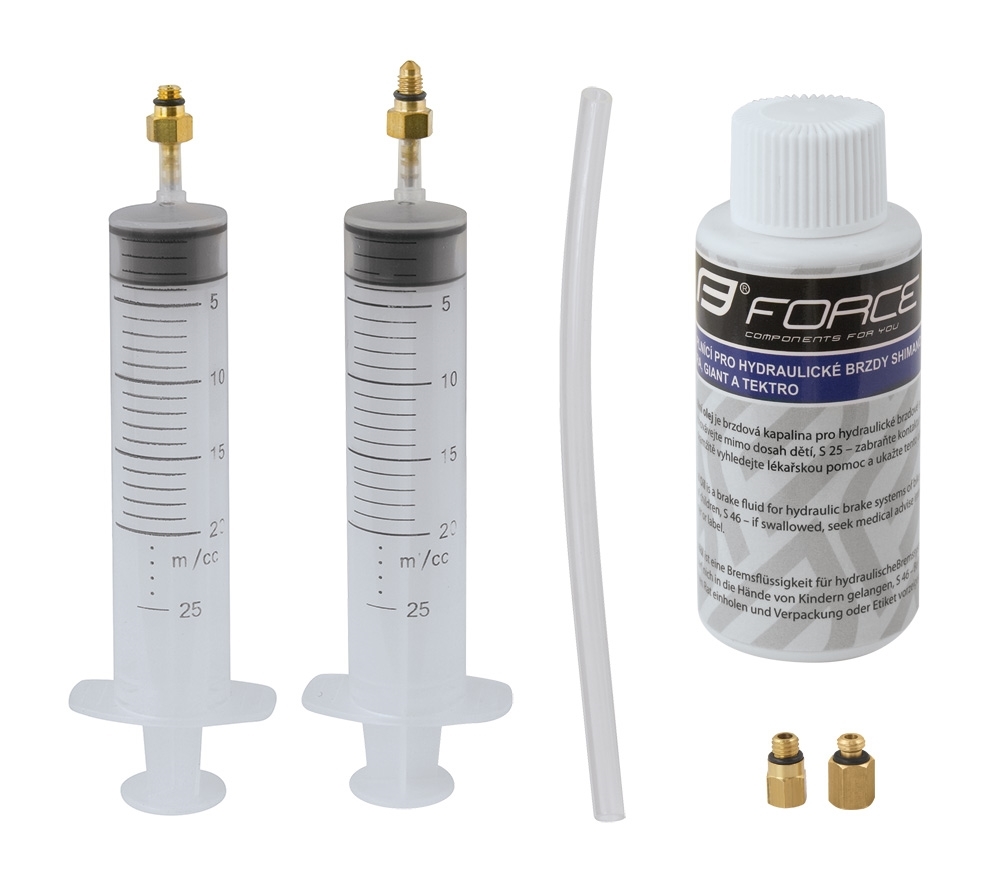 [89584] FORCE DISC BRAKE HYDRAULIC BLEED KIT SHIMANO, TEKTRO, MAGURA.