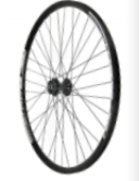 [CVR993] **27.5 FRONT DISC 6 BOLT WHEEL  BLACK.