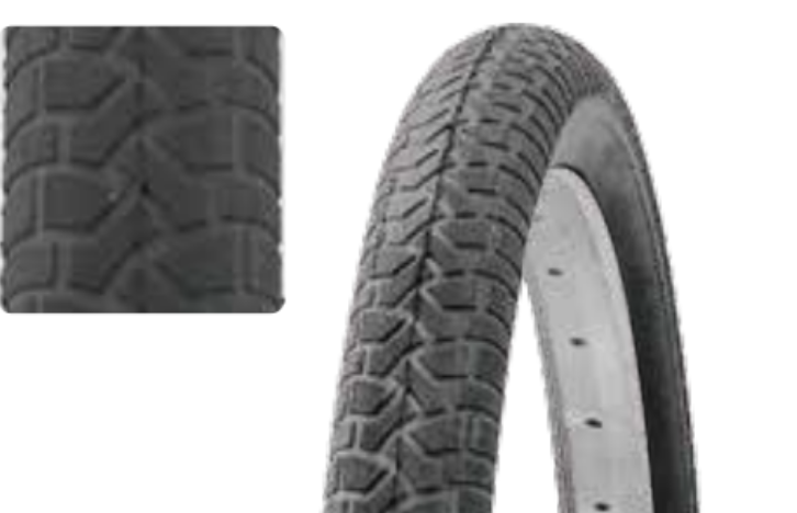 [W16P1199] **COMPASS TYRE 16 X 1.95 3MM ANTI-PUNCTURE BLACK