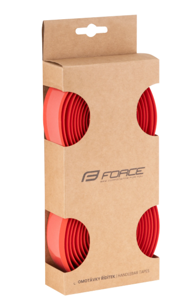 [38007] **FORCE EVA HANDLEBAR TAPE & PLUGS RED