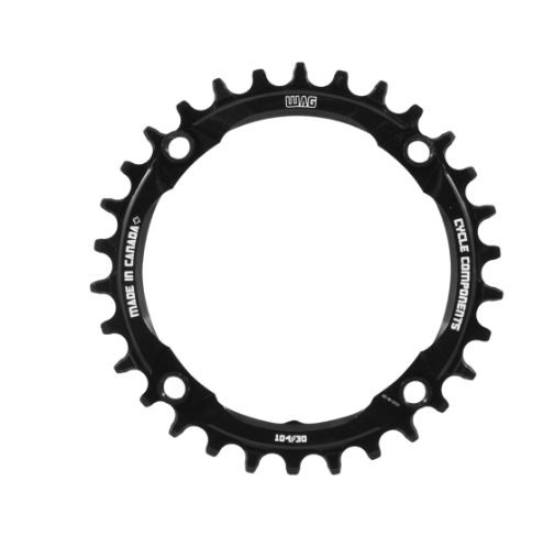 [421584068] ** WAG CHAINRING SNAGGLETOOTH BCD 104 mm 4-BOLT 1 X 11/12S- 36 TEETH/BLACK