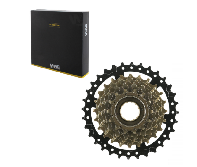 [52526100k] **WAG MEGADRIVE 7 SPEED INDEX FREEWHEEL 14-32T