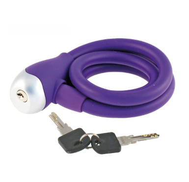 [588002790] WAG SPIRAL SILICON CABLE LOCK 12 x 1200 mm PURPLE