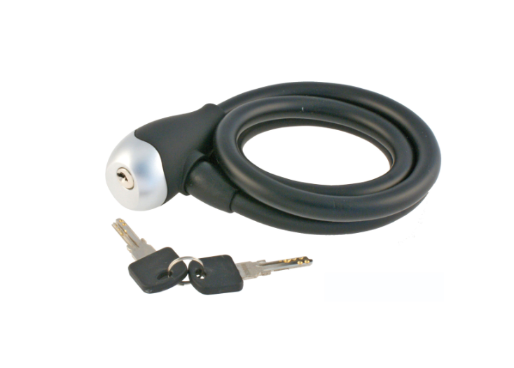 [588002791] WAG SPIRAL SILICON CABLE LOCK 12 x 1200 mm BLACK