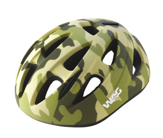 [588400316] **WAG SKY KIDS HELMET XS (48-52) CAMOUFLAGE GREEN