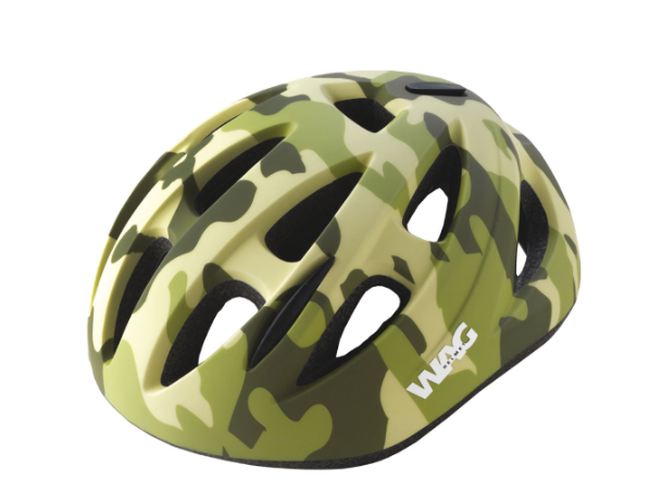 [588400326] **WAG SKY KIDS HELMET S (52-56) CAMOUFLAGE GREEN
