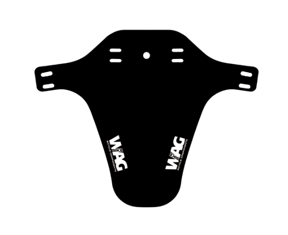 [421730040] WAG FRONT MUDGUARD BLACK WHITE