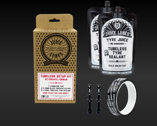 [TSK2] **JUICE LUBES TUBELESS SET UP KIT XC/GRAVEL/URBAN