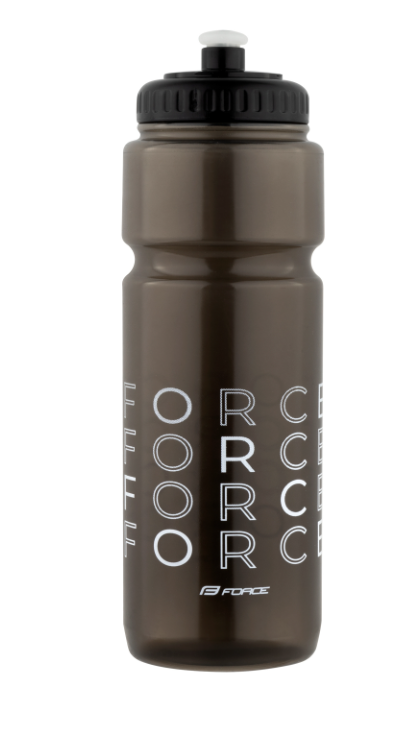 [2509064] **FORCE ENJOY 0.75L DRINK BOTTLE TRANSPARENT BLACK/WHITE