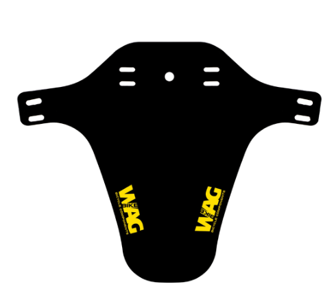 [421730042] WAG FRONT MUDGUARD BLACK/YELLOW