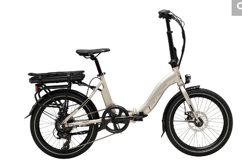 [BELEB005/CH] **ADRIATICA E-SMILE LOW STEP 20" (FOLDING)  E-BIKE  MATT CHAMPAGNE