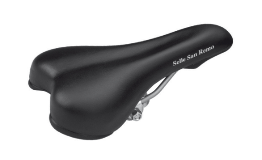 [442600031] **SELLA SAN REMO MANS SADDLE BLACK