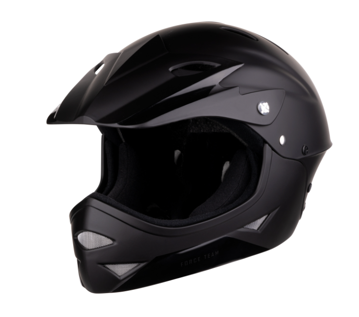 [902155] **FORCE DOWNHILL HELMET BLACK (54-58)