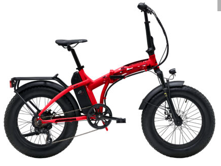 [BELEB009UX/R] **ADRIATICA BUG FOLD 20" (FOLDING)  E-BIKE RED HYDRAULIC BRAKES