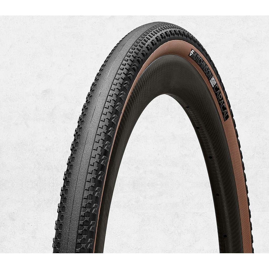 [PV533251] **HUTCHINSON CARACAL TUBELESS HARDSKIN TYRE 700x45C TAN WALL