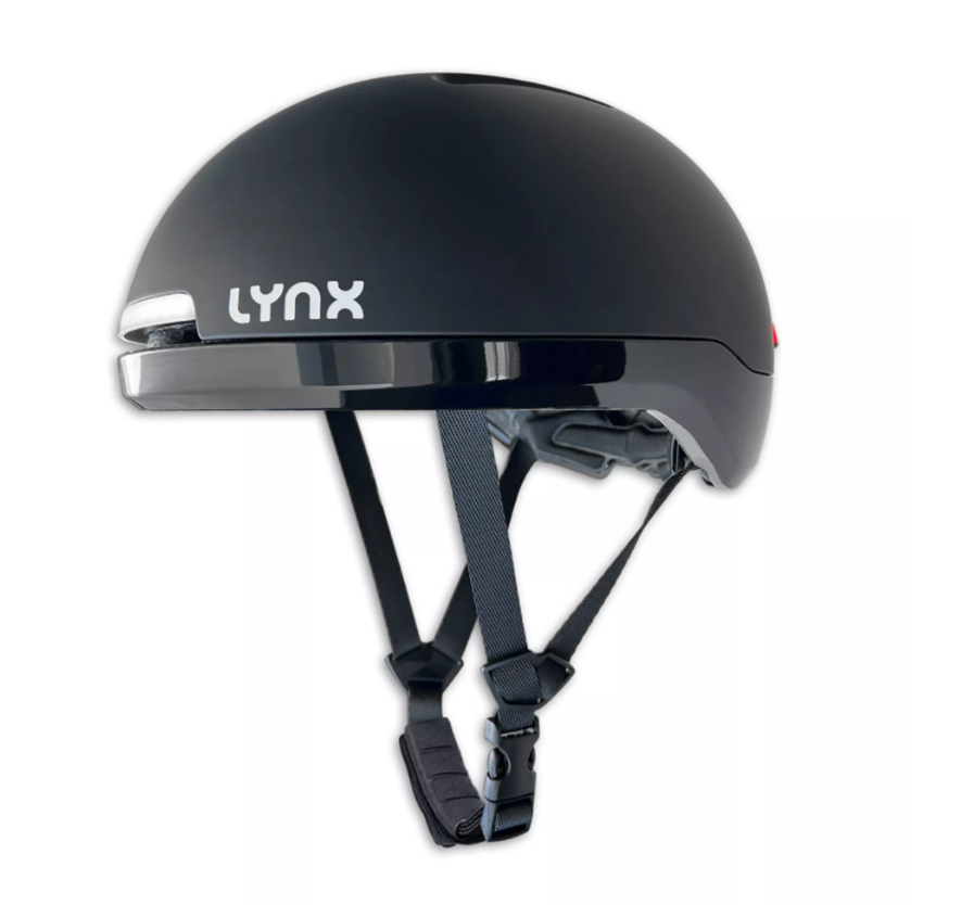 [619121.BLA] **LYNX CITY LIGHT HELMET WITH FRONT AND REAR LIGHT USB. BLACK M (55-58)