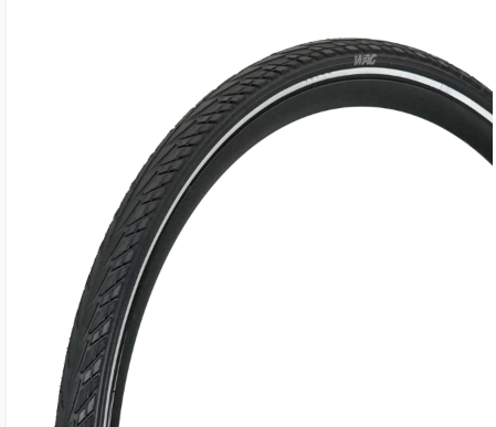 [9W7380622] **WAG TYRE 700 X 38C E-BIKE ANTI-PUNCTURE BLACK /REFLECTIVE LINE