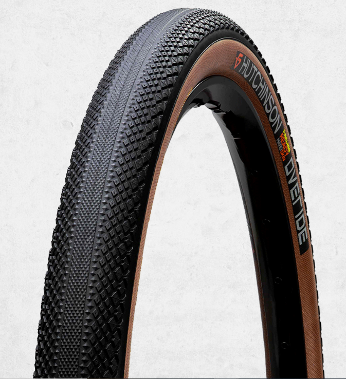 [PV531931] **HUTCHINSON OVERIDE TUBELESS READY TYRE 700 X 45C BLACK/TAN