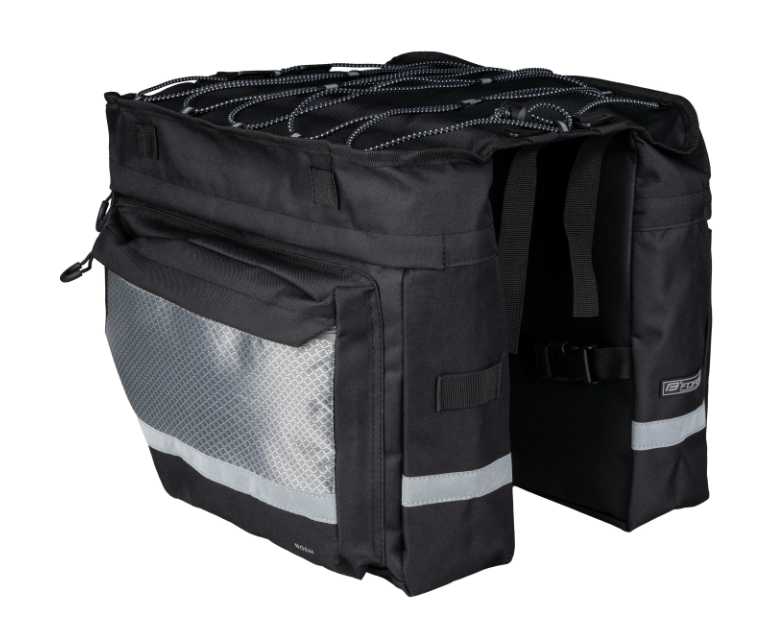 [896355] FORCE NOEM PANNIER BAG BLACK 2 x 10L