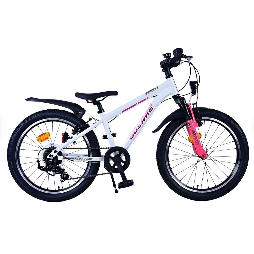 [22162] VOLARE XC RACE CHILDREN'S BIKE 20" WHEEL 7-SPEED WHITE/PINK