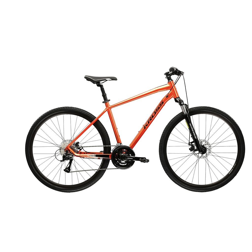 [KREV3Z28X19M007943] KROSS EVADO 3.0 L ORANGE/BLACK/GLOSSY 19"