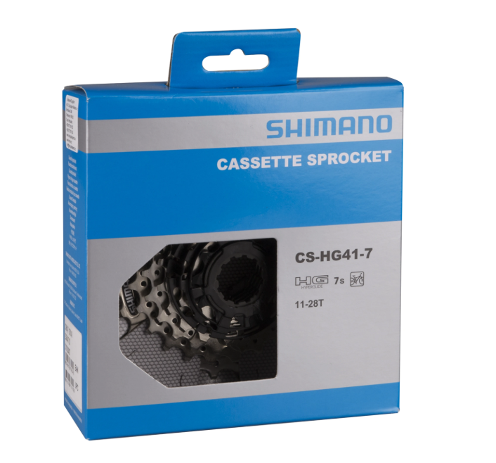 [87418B] **SHIMANO OCS-HG417 7 SPEED CASSETTE 12-28T OEM
